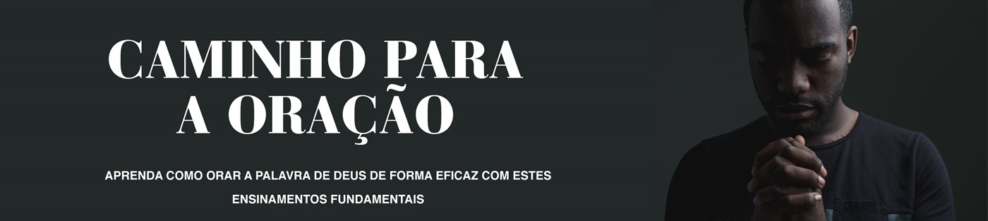 Banner do curso de oração